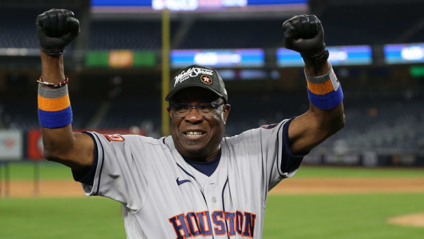 AstrosDustyBakerCelebrateALCS